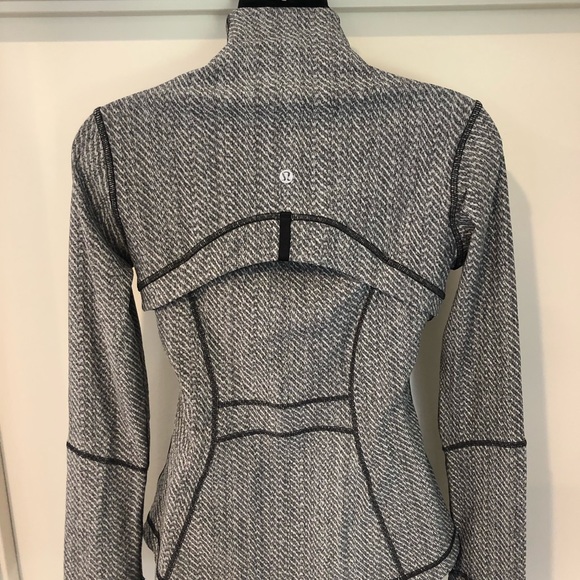 LULULEMON DEFINE JACKET HEATHERED BLACK SIZE 6 (AU 10) - Picture 4 of 12